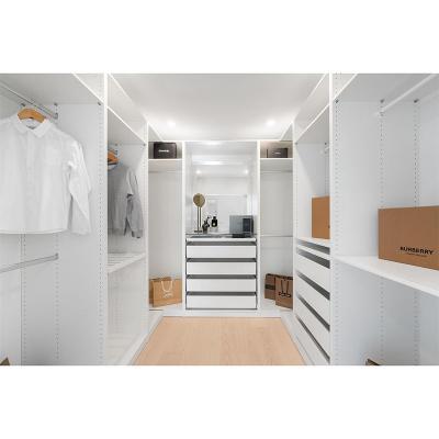 China Large Space Adjustable Open Stylish Wardrobe Built-in Cabinet Universal Layout (Height) for sale