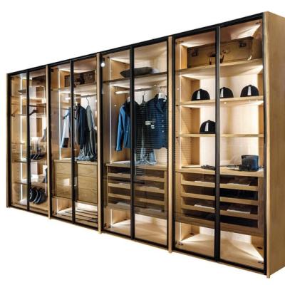 China (Size)Adjustable luxury modern hotel apartment wardrobe cabinets system cabinet storage designs for toggery clothing store store with shoe shelves for sale