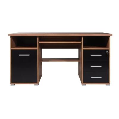 China Wholesale Home Office Adjustable Wood Office Desk (Full Height) Executive Computer Table with Drawers and Lock File Storage for sale