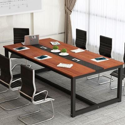 China Convertible Seater Meeting Table Square Veneer Medium Bamboo Luxury In MDF Flexible Movable Slip 4 Seat Conference Office Dear Mordern for sale