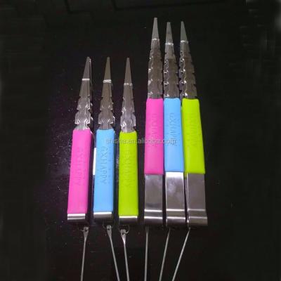 China New Color Tongs Design Hookah Accessories Silicone Grip Clip Shisha Charcoal Sling Tongs for sale