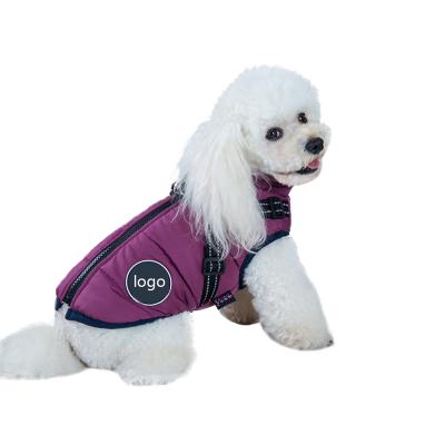 China Viable Dog Coat Reversible, Windproof Waterproof Dog Vest Dog Stripper Jacket For Cold Weather, Lightweight Warm Vest Dog Reflective Sn for sale