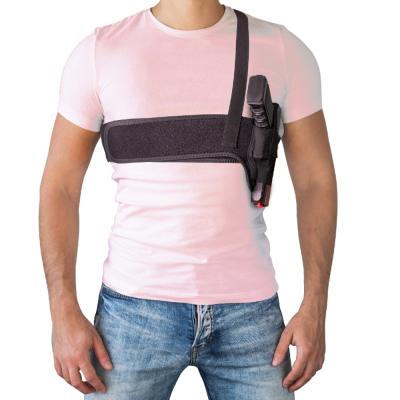 China New Eco-friendly Tactical Elastic Hidden Shoulder Holster Hand Gun Pistol Gun Holster for sale