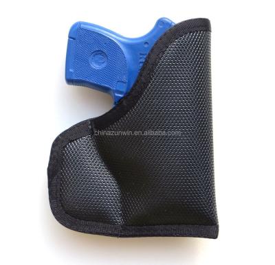 China Eco-friendly Conceal Carry Pouch Leather or Nylon Gun Holster Pouch for Kahr P380 Belt Pouch Firearm Pistol for sale