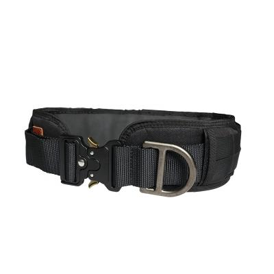 China Wholesale Non-Slip Heavy Duty Securities Law Enforcement Police Belt Amazon Equipment Waist Buckle Tactical Belt with Pistol/Gun Holster for sale