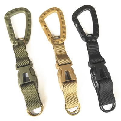 China Outdoor Tactical Nylon Military Flexible Hanger Accessary Buckle Waist Bag Hook for sale