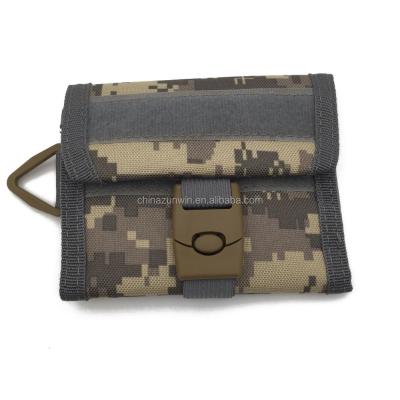 China NEW STYLE Hot Sale High Quality Multifunctional Men Outdoor Adventure Unility Travel Ticket Zipper Tactical Wallet for sale