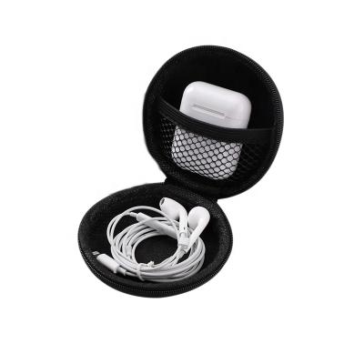 China For Earbuds Portable Case For Earphone Case Mini Zippered Round Storage Hard Bag Headphone Box For Earphone Case SD TF Cards for sale