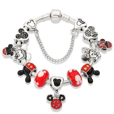 China Other Various Good Quality Fashion Custom Alloy Mouse Pendant Jewelry Bracelets for sale