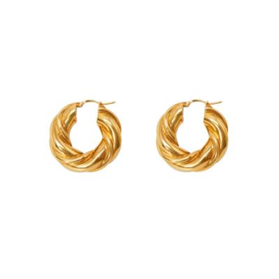 China FASHIONABLE Professional Manufacturer Luxury Copper Alloy Circle Hoop Earrings Female On Sale for sale