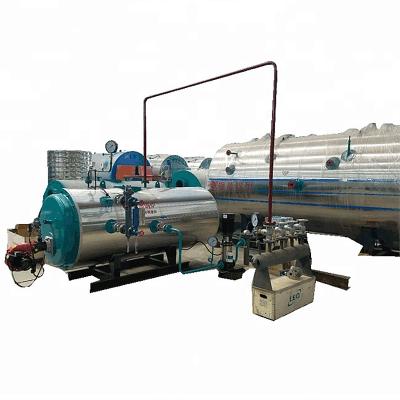 China 1 - 20 ton horizontal automatic industrial oil gas fired steam boiler for textile mill/food/garment factory for sale