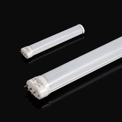 China Hot sale t8 2g11 desktop led tube light 9w 12w 18w 22w aluminum housing ac85-265v 360degree 320mm 410mm led pl lamp lighting for sale