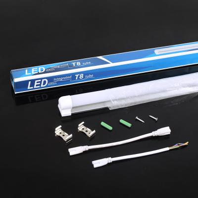 China Cheap price t5 t8 office school led tube lights 85-265V 4ft 5ft 18W 22W smd2835 super bright connectable for shop office indoor tubes lighting for sale