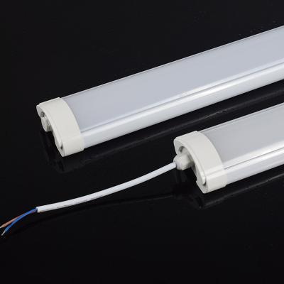 China High quality waterproof anti-corrosion desktop ip65 60cm 120cm 80w 100w 120w pc+aluminum housing led tri-proof linear light for sale