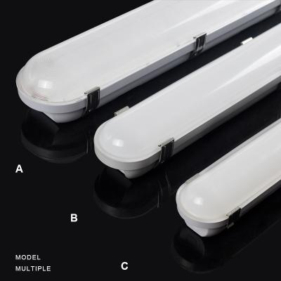 China Warehouse triproof batten indoor outdoor waterproof fixture lighting ip65 led vapor proof linear light fixture made in China TR-iproof lamp for sale