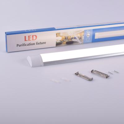 China Aluminum+PC Aluminum PC 40w high lumen led batten light 4ft 120cm 30cm led linear light 2feet led purification lights for sale