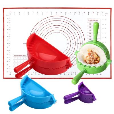 China Non Viable Baking Pastry Mat Plastic Dumpling Mold Pastry Tool Kit Stick Silicone for sale