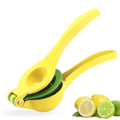 China Dishwasher Safe 2 in-1stainless Citrus Juicer Hand Press Metal Lemon Lime Sustainable Steel Squeezer for sale