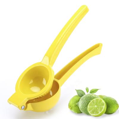 China Aluminum Metal Viable Citrus Juice Squeezer Orange Press Manual Lemon Squeezer With Logo for sale