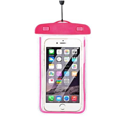 China High Quality Shockproof PVC Lightweight Clear Mobile Phone Bag Waterproof Mobile Pouch For iphone 14 13 12 11 pro max for sale