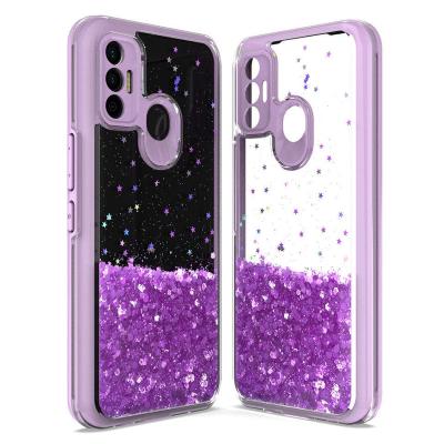 China Shockproof Mobile Phone Case For iPhone 14 13 12 11 plus X XR Pro XS Max Transparent Shiny Glitter Gradient TPU For iPhone 14 Cover for sale