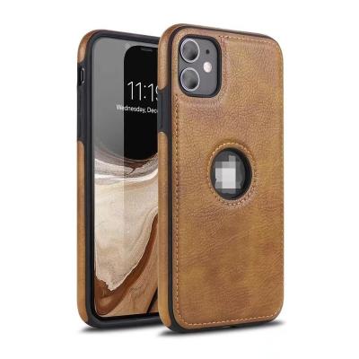 China Luxury quilted shockproof high quality business leather mobile case phone cover for iphone 14 13 12 11 pro max for sale