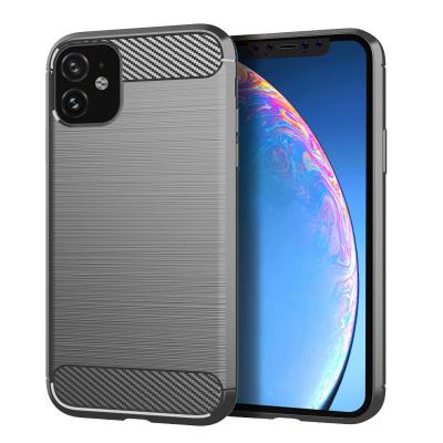 China Wholesale Hot Selling Soft Carbon Fiber Shockproof Tpu Cover Mobile Cases For Iphone 11 12 13 14 plus Mini Pro Max Phone Case Iphone Case for sale