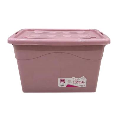 China Viable manufacturers wholesale cheap blue plastic storage box storage box for sale