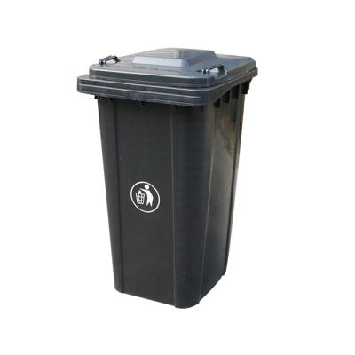 China Durable Cost Effective Plastic Outdoor Trash Rectangular Thick 240l Trash Can for sale