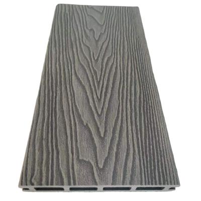 China Factory Wholesale Modern Fashion Design Composite Fiberboard Composite Decking 145x25mm Fiberboard Decking for sale