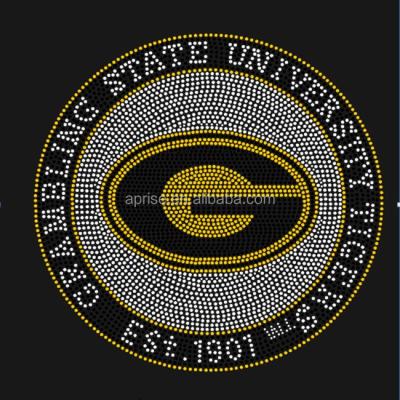 China Custom grambling 1901 Flatback State University Tigers East Rhinestone Transfer Iron On for sale