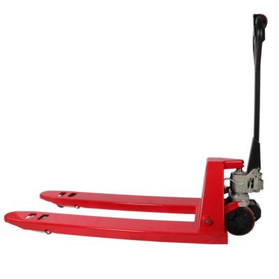 China Manual Lifting and Lowering Factory Direct Supply 2.5 Ton Warehouse Double Pressure Relief Tray Truck Material Handling Equipment Semi-Electric Tray Jack for sale