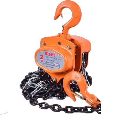 China High quality hotels 0.5 hot sale T2 t chain hoist manual hand pull block portable cranes for sale