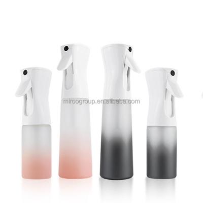 China Suitable for Cosmetic Salon 300ml 10oz Continuous Trigger Sprayer Water Mist Lacquer Pink Plastic Bottle Packaging for sale