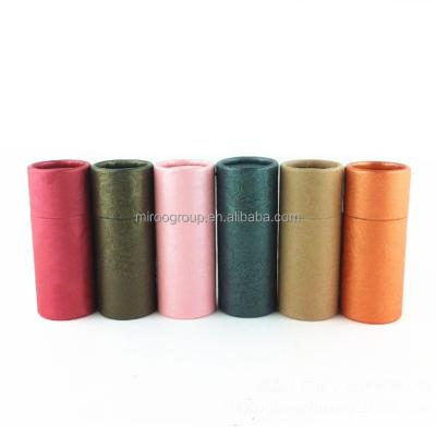 China 100g Recycled Colored Tube Box Materials 10g 20g 30g 50g Cardboard Kraft Paper For Coffee And Tea Gift Packaging for sale