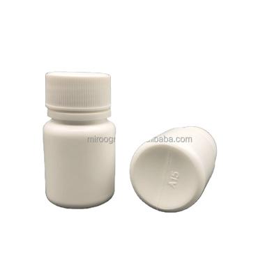 China 15ml plastic medicine pill bottles, HDPE 15ml capsule pharmaceutical pill bottle with seal, medicine vitamin bottles containers for sale