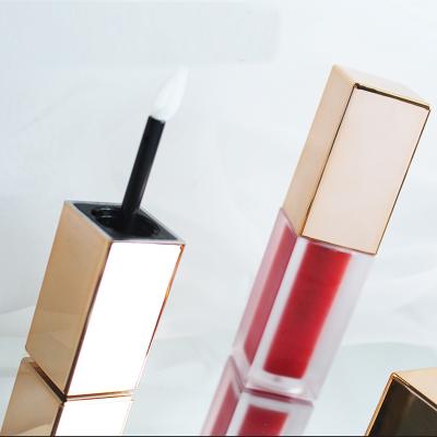 China New Gold 6ml Reusable Empty Lip Gloss Balm Tube Bottles Lip Lids DIY Lip Gloss Empty Matte Box Cream Containers for sale