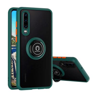 China ZHIKE Soft Magnetic Suction Car Bracket TPU Mobile Phone Case For Huawei P30 for sale