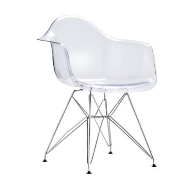 China Color Can Be Chose High Quality Creative Nordic Furniture Leisure Transparent Hotel Chair For Living Room for sale