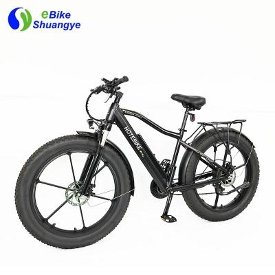 China Aluminum alloy Shuangye e bike mtb A6AH26F-M 48v 500W 750W electric brushless motor pocket electric bike for sale