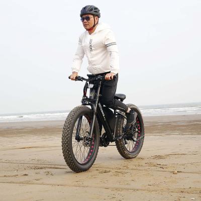 China Aluminum alloy fat tire 60v 1000w 2000w electric bicycle 26inch electric ebike high speed adult beach A7AT26 for sale