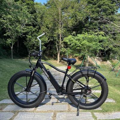 China New Design Aluminum Alloy Bicycle A6AH26F-M Electric Bike 1000w 26inch Fat Tire Electric Bike Mountain Ebike for sale