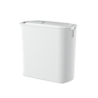 China Household Sustainable Portable Electronic Smart Garden Soft Sliding Rechargeable Smart Trash Bin For Kitchen for sale