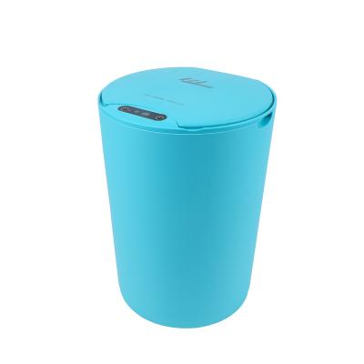 China 2023 Inductions/Disposable Multicolor Round Kicks/Sensor Intelligent Push Button Waste Bin Trash Bin For Kitchen for sale