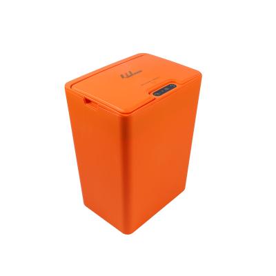 China New Design Products Sustainable Rectangular ABS Plastic Automatic Sensor Waste Bin Smart Trash Can For Home And Hotel for sale