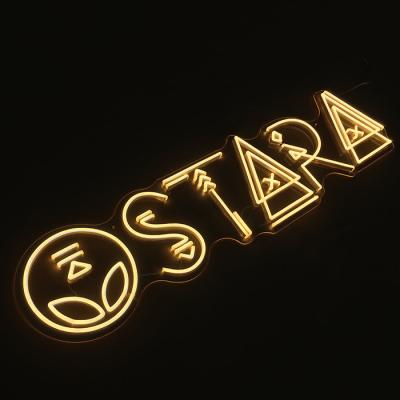 China Shops China Custom Letter Acrylic Board Led Neon Shop Customize Laser Cut Letters Neon Sign By Led Tube for sale