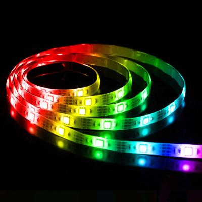 China Garden/Residential/Park 5m 10m 15m Dimmable Music APP Multicolor Accessible Party Waterproof 20m LED Strip Lamp RGB for sale