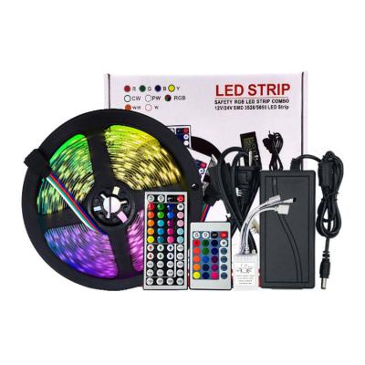 China Garden/Residential/Park Waterproof Smart Color Changing Kit Tuya Smd 5050 12V LED RGB Strip Light With Outdoor for sale