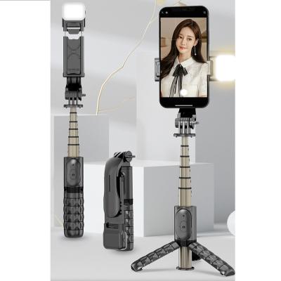 China Amazon Hot Selling Mini Removable Ring Light Selfie Table Photography Flexible Folding Wireless Stick With Tripod Stand for sale