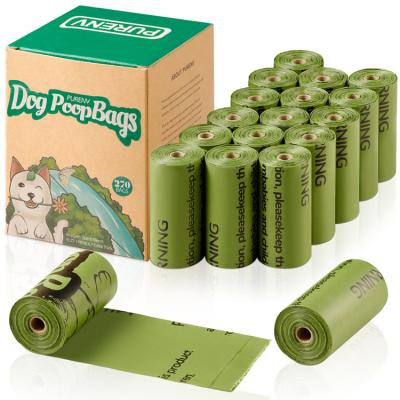 China Sustainable Wholesale Friendly Plastic Disposable Dog Poop Waste Bag With EN13432 for sale